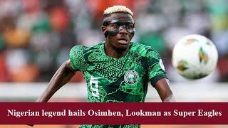 Nigerian legend hails Osimhen, Lookman as Super Eagles  Sbs Media Sports