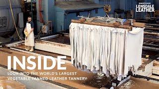 This tannery makes OVER 1 MILLION HIDES A YEAR!!