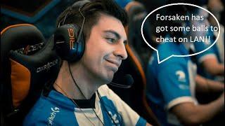 Shroud : Forsaken has balls to cheat on LAN. (With Subtitles)