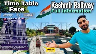 Kashmir Srinagar Railway Station | Train Timetable | Full Information
