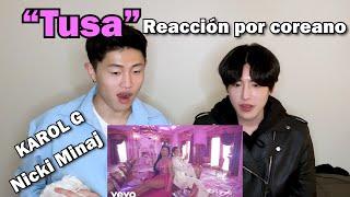 'Tusa' Reacción por coreano | KAROL G | Nicki Minaj