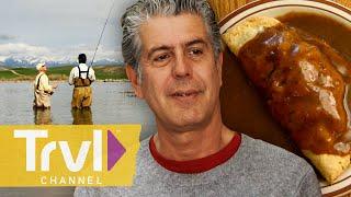 Pasties & Fly Fishing in Montana | Anthony Bourdain: No Reservations | Travel Channel