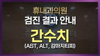 [건강검진 결과지 해석] 간수치(AST, ALT, 감마지티피)