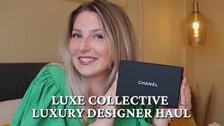 LUXE COLLECTIVE DESIGNER UNBOXING HAUL | MY FIRST CHANEL | GUCCI, LV, SAINT LAURENT | Zoe Corrigall