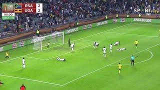 South Africa Bafana Bafana vs Uganda (2-2), All Goals/Afcon Qualifiers-2024 Thalente Mbatha Goal.