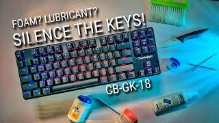 Cosmicbyte Keyboard Mods | Trying to silence the keys ⌨ (CB-GK-18)