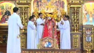 Holy Mass  Fr Sony V Mani at kangazha Pally