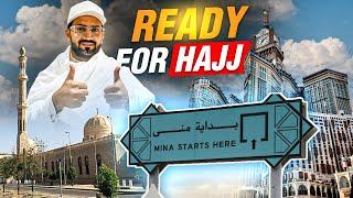 Getting Ready For HAJJ 2024, Shopping & Mina, Muzdalifah, Arafat Before Hajj 1445