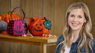 How to Make Little Witch Trick or Treat Baskets - Free Project Tutorial