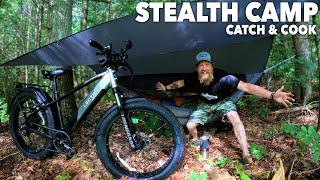 E-Bike to Stealth Camping Catch & Cook