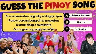 FILIPINO QUIZ | GUESS THE SONG CHALLENGE