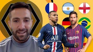 Around The World: João Moutinho names his best player from every major footballing nation