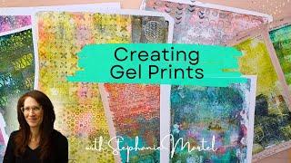 Gel Printing: Creating Backgrounds