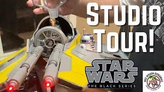 Gary's Amazing Black Series Collection & Studio Tour!  Vehicles, Customs, Dioramas and More!