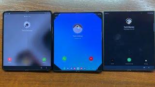 Samsung Galaxy Z Fold 4 vs Z Fold 5 vs Z Fold 6 Signal, Telegram, WhatsApp Incoming Calls