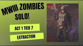 MWIII Zombies Act 1 Tier 7: Extraction SOLO!