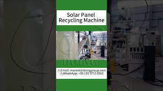 How much does it cost to set up a solar panel recycling plant?