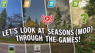 SEASONS MODS (LIVE)! LET’S LOOK AT Farming Simulators 17/19/22 & 25?