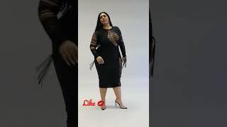 Glamorous  models lifestyle curvy woman in chloey  love style. plus size women beauty fashion.