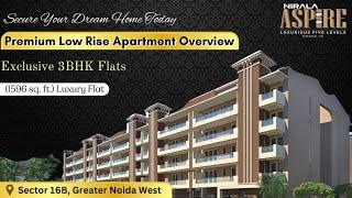 Nirala Aspire Low Rise | Exclusive 3BHK Flats (1596 sq. ft.) Flat Overview @9555056056 (Bricksnwall)