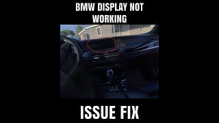 BMW F10, iDrive display not working, issue fix. Black screen problem. BMW 5 series 2011-2017