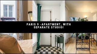 MULTIFUNCTIONAL apartment with studio in PARIS 9. Great for guests, work, or young adults - €830,000