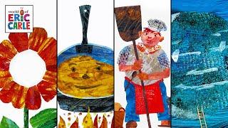 4 Eric Carle Books –  Humans & Things | Compilation | Tiny Seed, Pancakes, Walter Baker, Papa Moon