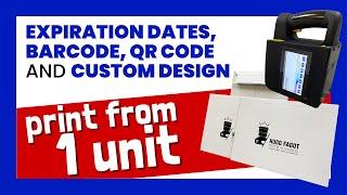 ⭐ Printbox Lite for ENVELOPE PRINTING and PACKAGING, HANDHELD INKJET PRINTER for personalized design