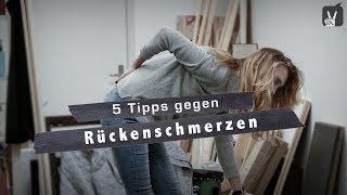 Rückenschmerzen vorbeugen – Top 5 Tipps gegen Rückenschmerzen