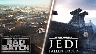 The Bad Batch lands on Bracca and enters the Jedi Cruiser w/ Fallen Order footage! [4K ULTRA HD]