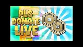 Live Donating Robux In Pls Donate Free Robux Giveaway