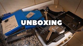 Hacemos un unboxing de productos de cocina (planchas, disco, accesorios etc etc)