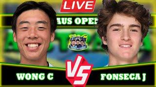 LIVE: Fonseca J vs Wong C • Australian Open 2025 Qualifiers #Fonseca #Wong #tennis