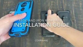 COVRWARE A0717 Installation Guide For Aegis & Iron Tank Series Case