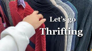 Prepping for fall : Let's go thrifting