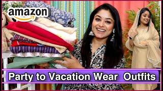 Amazon kurta pant haul / Affordable Party to Vacation wear Haul Dress, Kurti, shopping with Vaishali