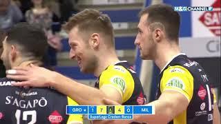 Yuasa Battery Grottazzolina - Allianz Milano. Dusan Petkovic MVP Highlights!