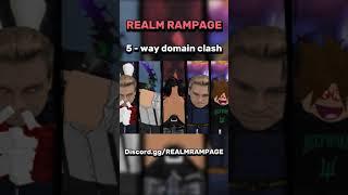 Realm Rampage 5 way DOMAIN CLASH  #roblox #tsb