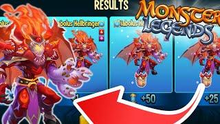 HOW TO GET DIABOLUS HELLBRINGER IN MONSTER LEGENDS! | NEW ANCESTRAL MONSTER - TICKET SUMMONING!