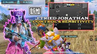 I USED JONATHAN GAMING SENSITIVITY & CONTROL AND THIS HAPPENED | BGMI | GELVIN GAMING