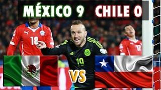 MÉXICO 9 vs 0 CHILE / AMISTOSO 2016 / La Venganza de los Charros - El Tricolor golea a los mapochos