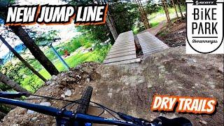 NEW JUMP LINE IN SCOTT BIKE PARK OBERAMMERGAU! Dry Trails After Rains