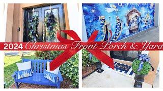 2024 Christmas Front Porch & Yard | Simply Decorated