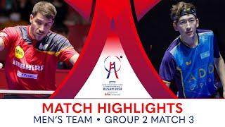 Patrick Franziska (GER) vs Aidos Kenzhigulov (KAZ) | MT G2 - Match 3 | #ITTFWorlds2024