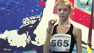 High jump girls U16. 2005 and younger. Gerakliosha. Moscow February 1, 2020.