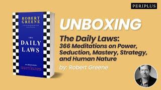 UNBOXING |  The Daily Laws : 366 Meditations from the author of the bestselling The 48 Laws of Power