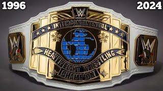 WWE Intercontinental Championship PPV Match Card Compilation (1996 - 2024) With Title Changes