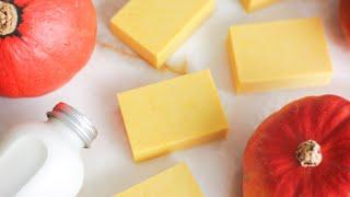 Goat milk & pumpkin soap Nourishing & natural homemade recipe