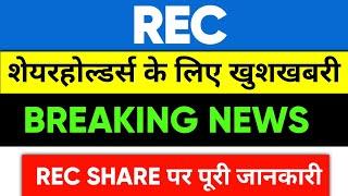 Rec Share News | Rec Share Latest News | Stock Market News