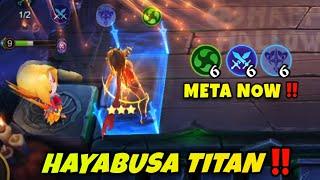 HAYABUSA TITAN, 666 BRUTAL MODE | BEST MAGIC CHESS COMBO‼️ LING SKILL 2